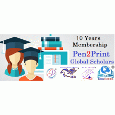 10 Years Membership of Pen2Print Global Scholars Association